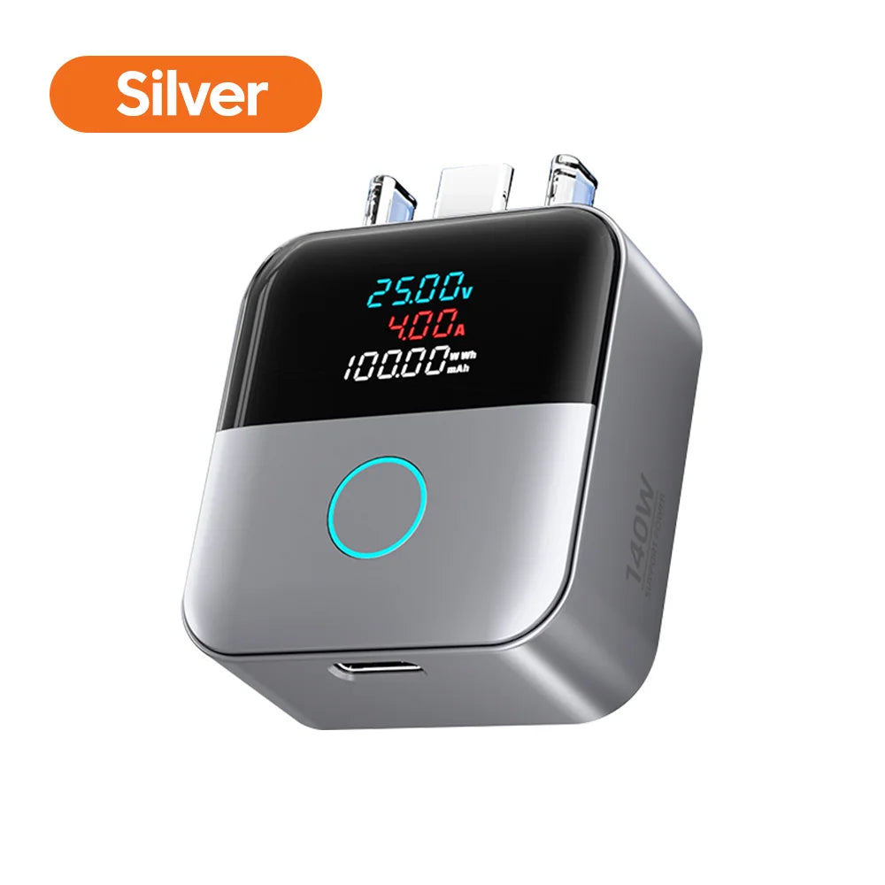 Intelligence Fully Charger Separator Auto Disconnect Charger Adapter USBC Charging Digital Display Phone Power Cut Off Separator