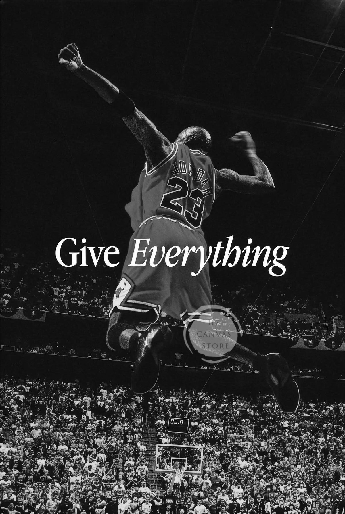 Vintage Basketball Sports Motivational Poster Be The Best Version of You Keep Going Home Gym Mamba Mentality Black White Decor